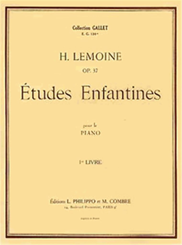 Etudes enfantines Op.37 Vol.1